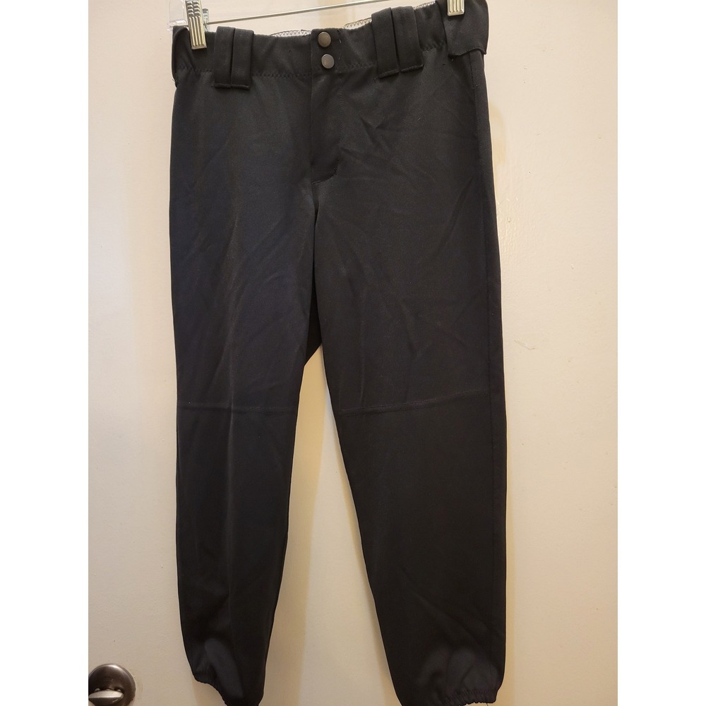 Intensity Women Softball‎ Pants Black Athletic Baseball Double Snap 25W 611